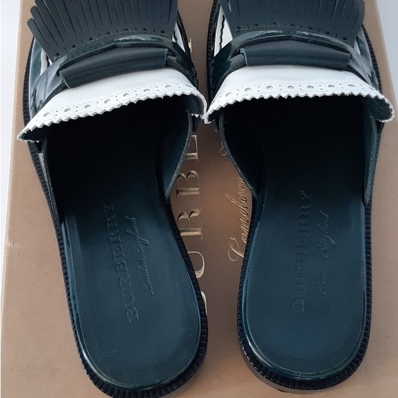BURBERRY Beckshill Fringe Details Flat Mules size 39 - Picture 4 of 4